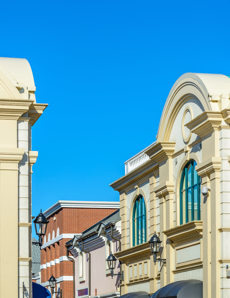 Downtown commercial buildings